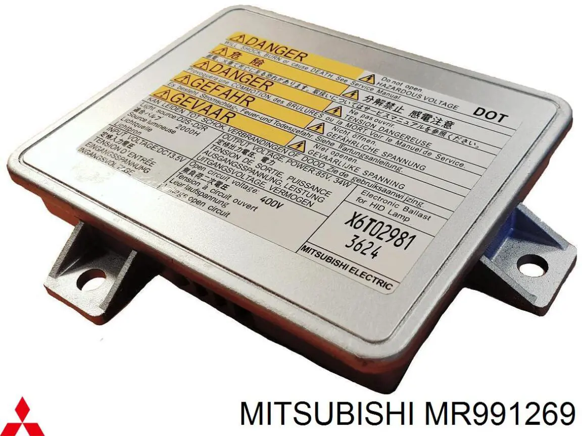 Do koszyka MR991269 Mitsubishi Urządzenie zapłonowe (ksenon)