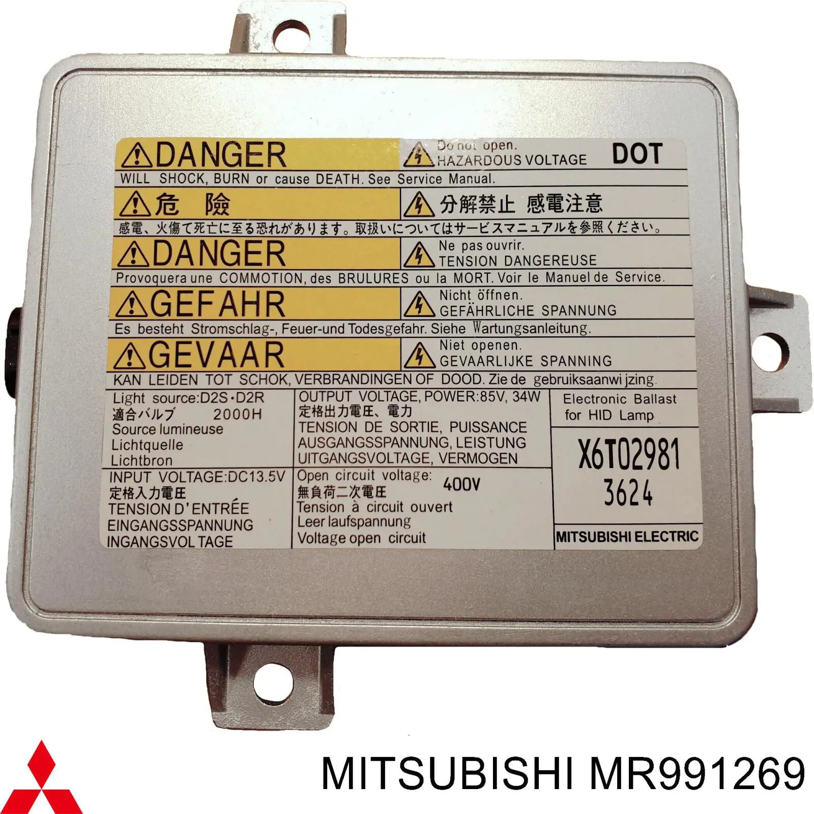 MR991269 Mitsubishi Urządzenie zapłonowe (ksenon)