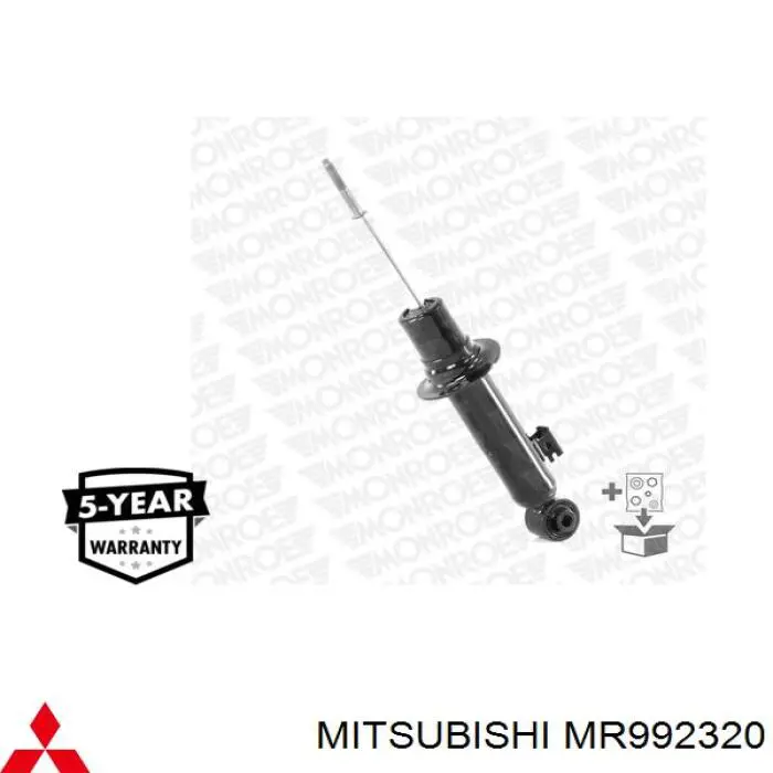 Do koszyka MR992320 Mitsubishi Amortyzator przedni