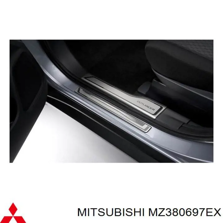 Chlapacze tylne, komplet do Mitsubishi Outlander III GF, GG