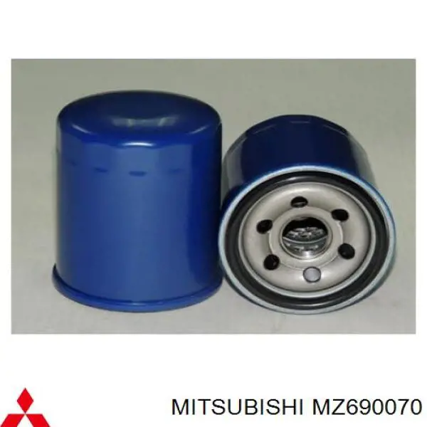 Do koszyka MZ690070 Mitsubishi Filtr oleju