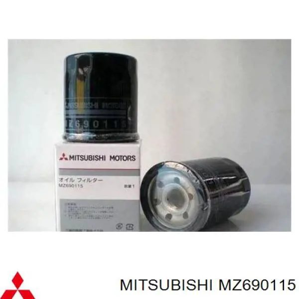 Do koszyka MZ690115 Mitsubishi Filtr oleju