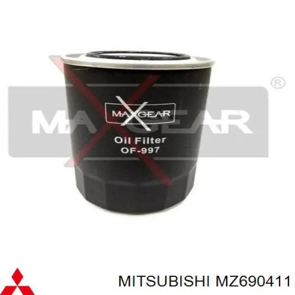 Do koszyka MZ690411 Mitsubishi Filtr oleju