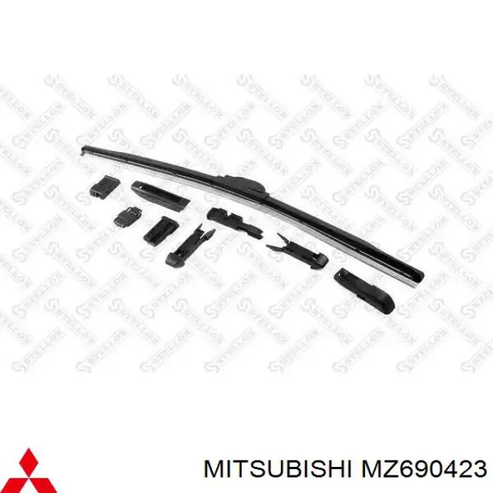 Pióro wycieraczki szyby przedniej, zestaw (2 szt.) Mitsubishi MZ690423 cena, od 48,68 USD