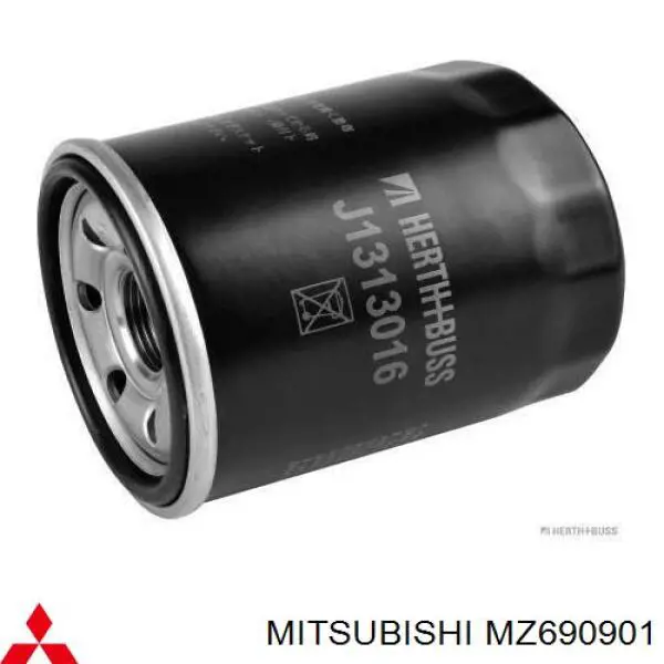 Filtr oleju Mitsubishi MZ690901 cena, od 5,54 USD