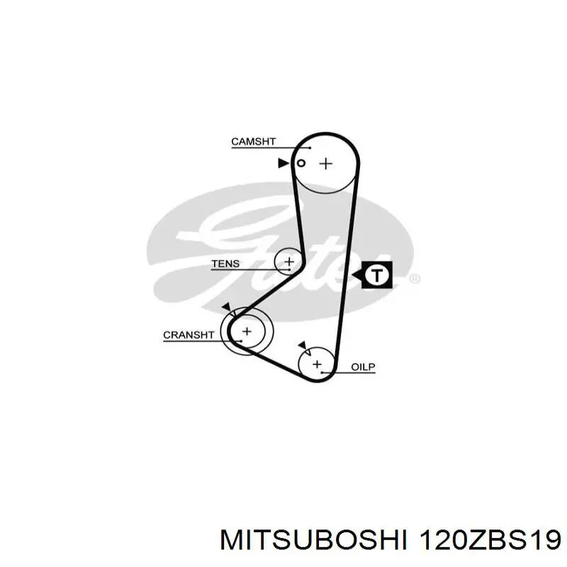 Do koszyka MD015310 Mitsubishi Pasek rozrządu