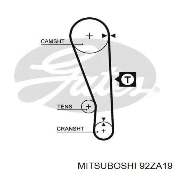 Pasek rozrządu Mitsuboshi 92ZA19 cena, od 10,61 USD