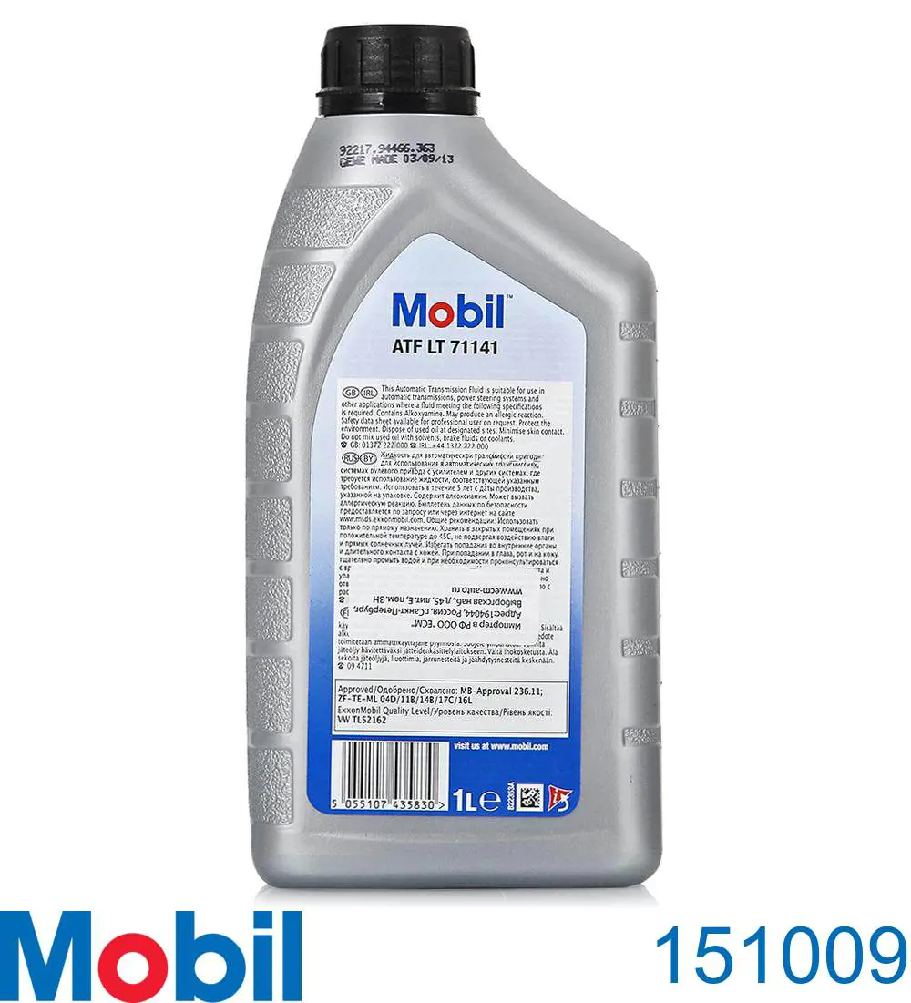Olej przekładniowy Mobil 151009 cena, od 18,03 USD