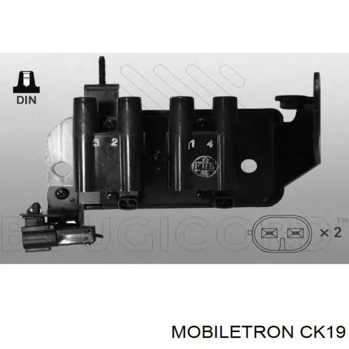 Cewka zapłonowa Mobiletron CK19 cena, od 75,31 USD
