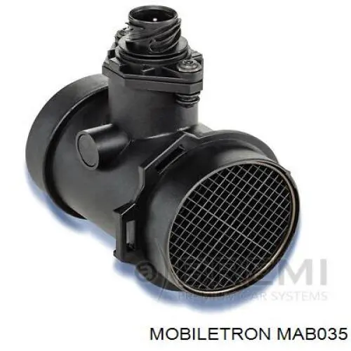 Do koszyka MAB035 Mobiletron Czujnik przepływu powietrza, przepływomierz powietrza M.A.F.