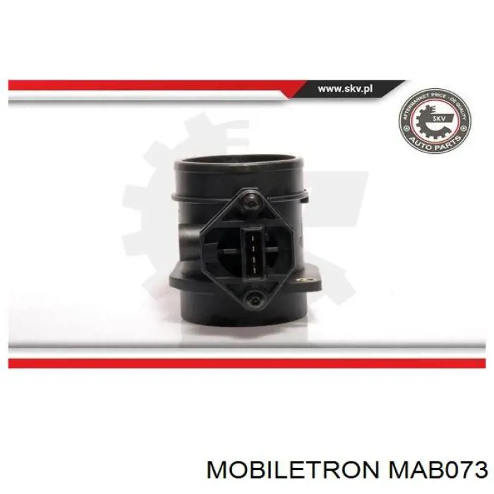 Do koszyka MAB073 Mobiletron Czujnik przepływu powietrza, przepływomierz powietrza M.A.F.