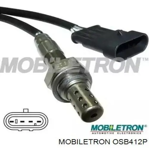OSB412P Mobiletron sonda lambda, czujnik tlenu