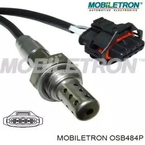 Sonda lambda czujnik tlenu przed katalizatorem Mobiletron OSB484P cena, od 49,95 USD
