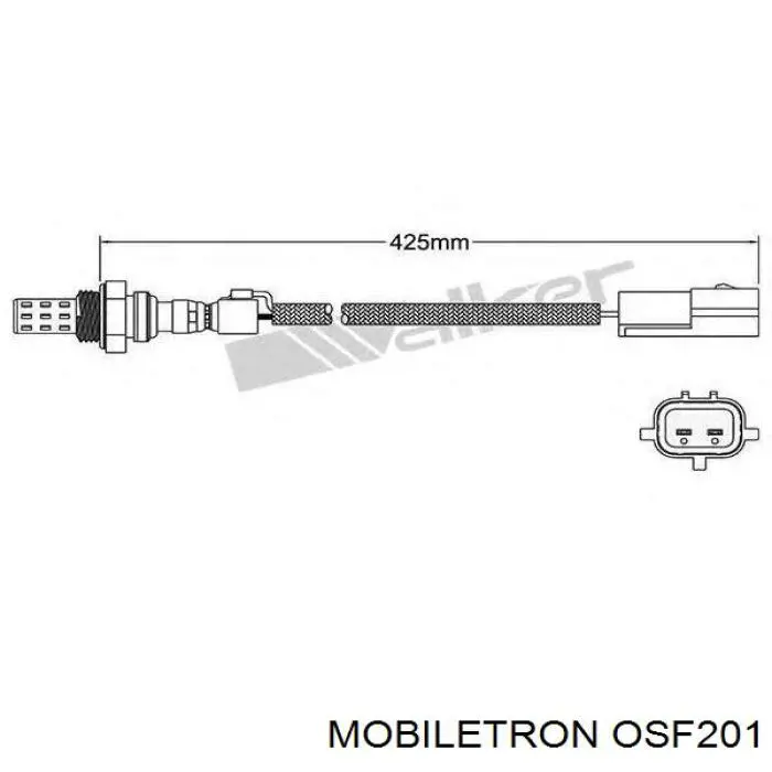 Do koszyka OSF201 Mobiletron Sonda lambda czujnik tlenu przed katalizatorem