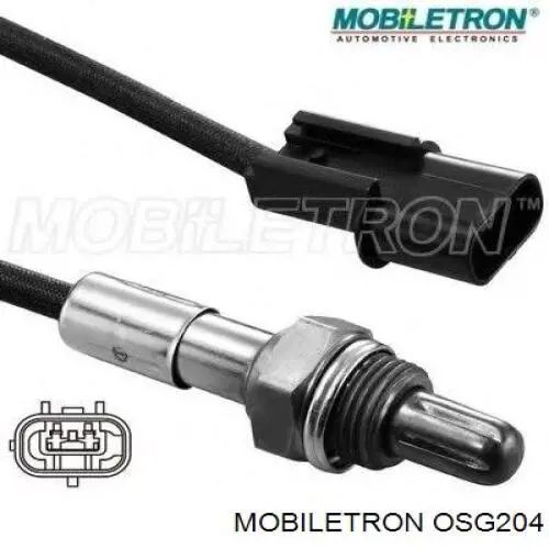 Sonda lambda, czujnik tlenu Mobiletron OSG204 cena, od 54,80 USD