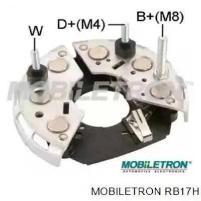 RB17H Mobiletron mostek prostowniczy alternatora = moster diodowy alternatora