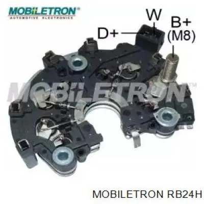 RB24H Mobiletron Mostek prostowniczy alternatora = Moster diodowy alternatora