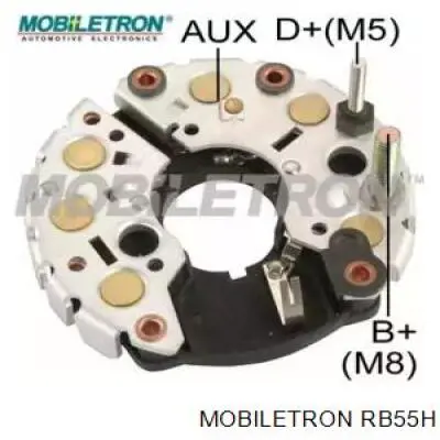 RB55H Mobiletron mostek prostowniczy alternatora = moster diodowy alternatora