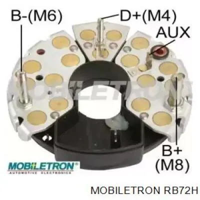 RB-72H Mobiletron mostek prostowniczy alternatora = moster diodowy alternatora