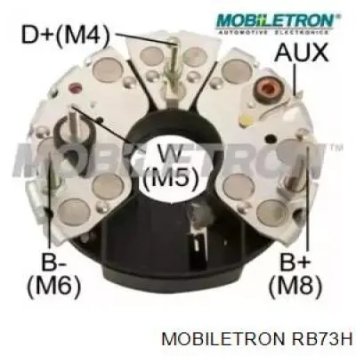 RB73H Mobiletron mostek prostowniczy alternatora = moster diodowy alternatora