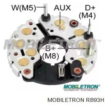 RB93H Mobiletron mostek prostowniczy alternatora = moster diodowy alternatora