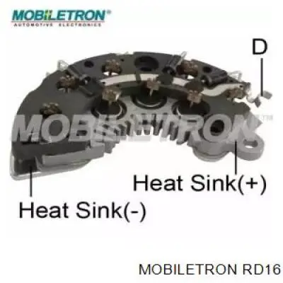 Mostek prostowniczy alternatora = Moster diodowy alternatora Mobiletron RD16 cena, od 19,68 USD