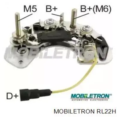 RL22H Mobiletron mostek prostowniczy alternatora = moster diodowy alternatora