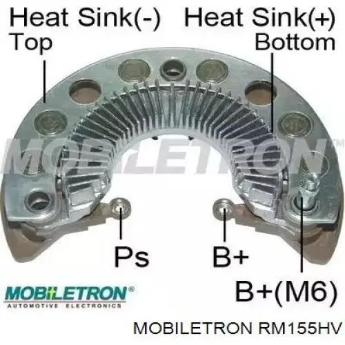 Do koszyka RM155HV Mobiletron Mostek prostowniczy alternatora = Moster diodowy alternatora