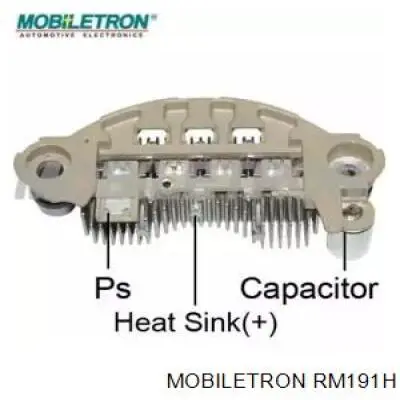 RM191H Mobiletron mostek prostowniczy alternatora = moster diodowy alternatora