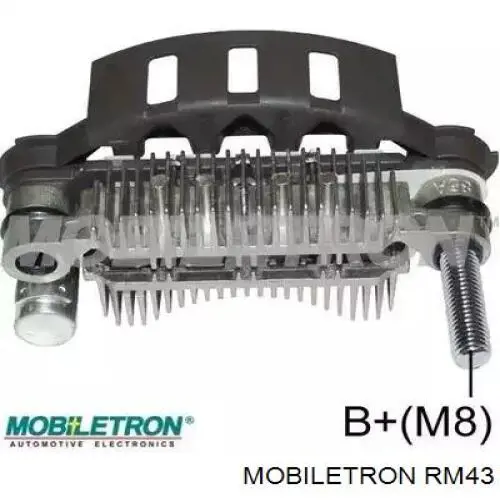 Do koszyka RM43 Mobiletron Mostek prostowniczy alternatora = Moster diodowy alternatora