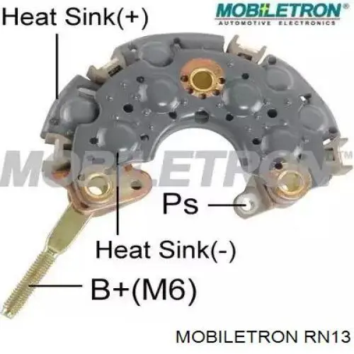 Mostek prostowniczy alternatora = Moster diodowy alternatora Mobiletron RN13 cena, od 25,75 USD