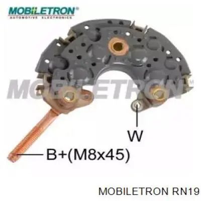 RN19 Mobiletron mostek prostowniczy alternatora = moster diodowy alternatora