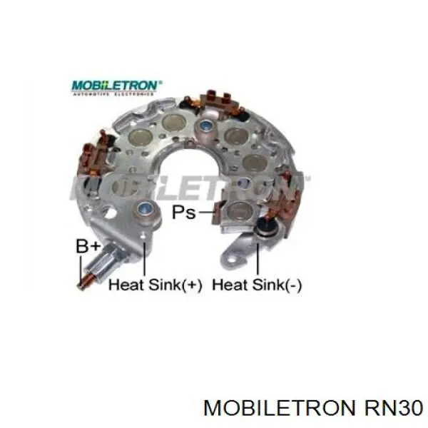 RN30 Mobiletron Mostek prostowniczy alternatora = Moster diodowy alternatora
