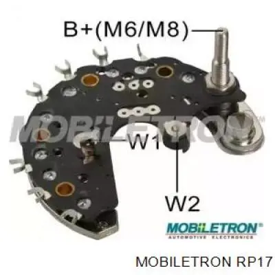 RP17 Mobiletron mostek prostowniczy alternatora = moster diodowy alternatora