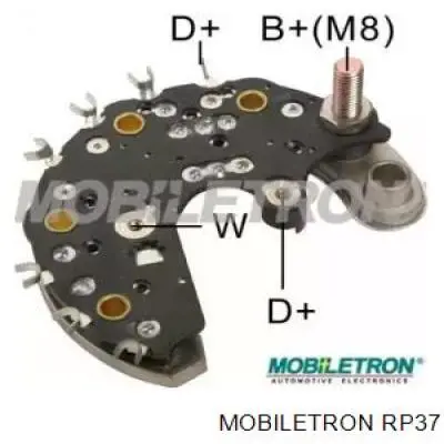 Mostek prostowniczy alternatora = Moster diodowy alternatora Mobiletron RP37 cena, od 35,27 USD