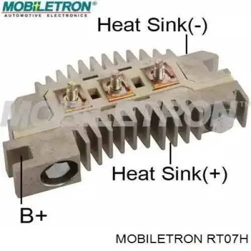 RT07H Mobiletron mostek prostowniczy alternatora = moster diodowy alternatora