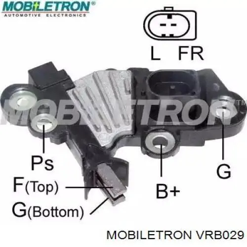 VRB029 Mobiletron Regulator alternatora (przekaźnik ładowania)