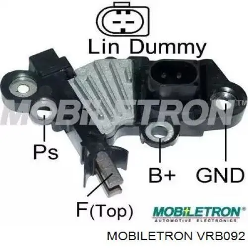 VRB092 Mobiletron regulator alternatora (przekaźnik ładowania)