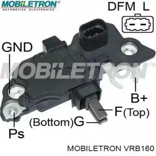 Regulator alternatora (przekaźnik ładowania) Mobiletron VRB160 cena, od 33,14 USD