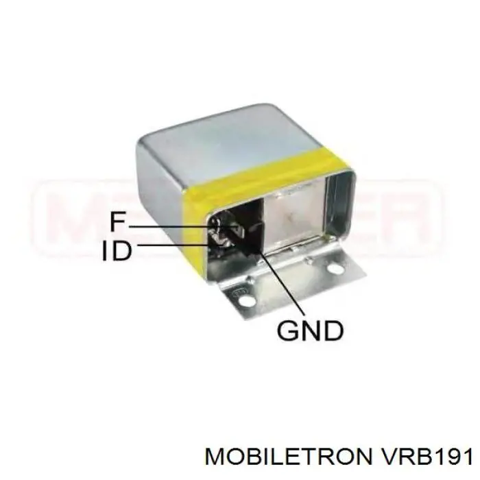 Regulator alternatora (przekaźnik ładowania) Mobiletron VRB191 cena, od 17,60 USD