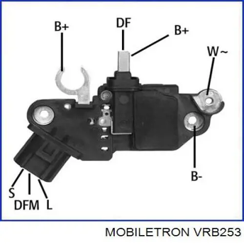 Regulator alternatora (przekaźnik ładowania) Mobiletron VRB253 cena, od 35,58 USD