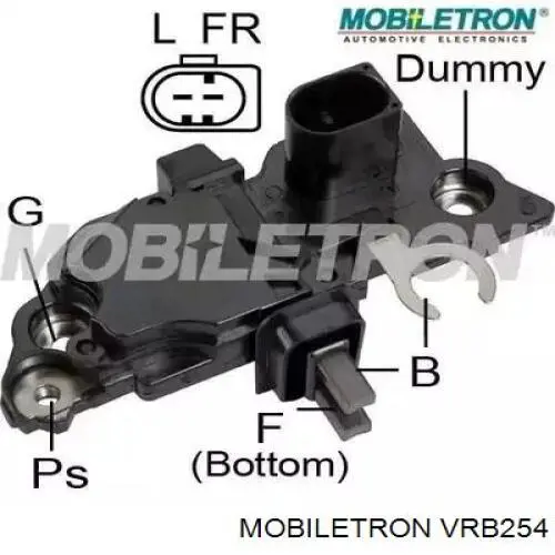 Regulator alternatora (przekaźnik ładowania) Mobiletron VRB254 cena, od 27,13 USD