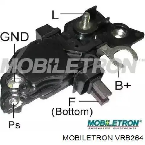Regulator alternatora (przekaźnik ładowania) Mobiletron VRB264 cena, od 39,04 USD