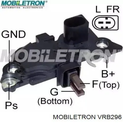 Regulator alternatora (przekaźnik ładowania) Mobiletron VRB296 cena, od 38,77 USD