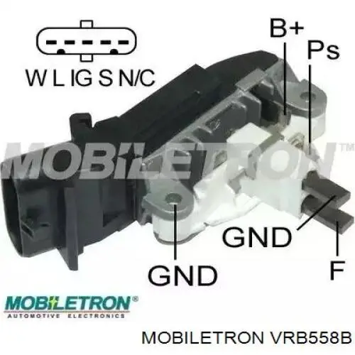 Regulator alternatora (przekaźnik ładowania) Mobiletron VRB558B cena, od 43,14 USD