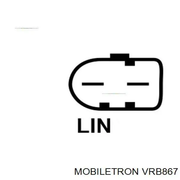 Regulator alternatora (przekaźnik ładowania) Mobiletron VRB867 cena, od 48,87 USD