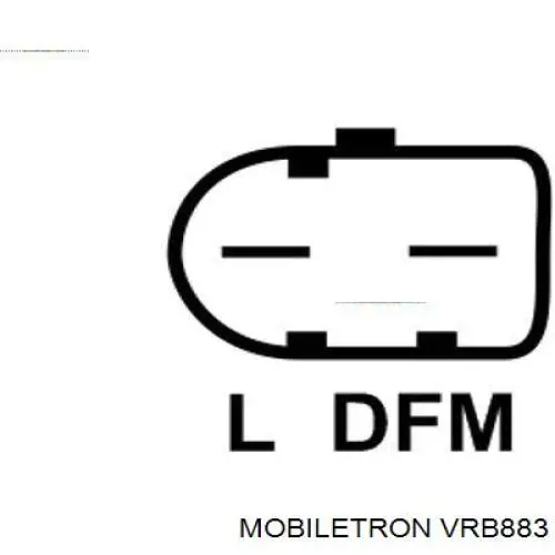 Regulator alternatora (przekaźnik ładowania) Mobiletron VRB883 cena, od 35,92 USD