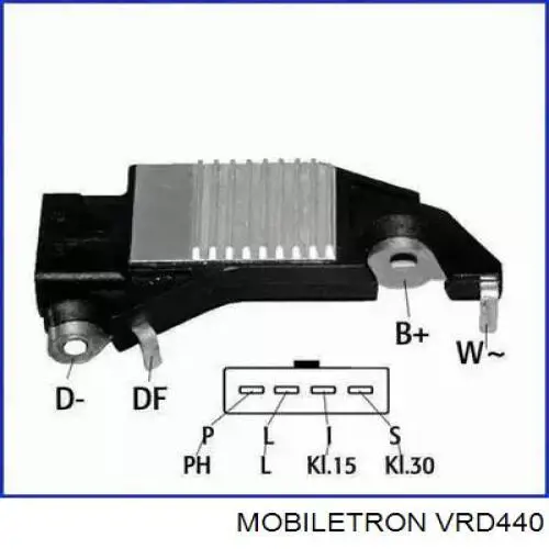 VR-D440 Mobiletron regulator alternatora (przekaźnik ładowania)