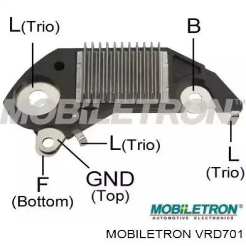Regulator alternatora (przekaźnik ładowania) Mobiletron VRD701 cena, od 16,11 USD