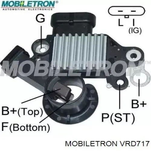 Regulator alternatora (przekaźnik ładowania) Mobiletron VRD717 cena, od 26,65 USD